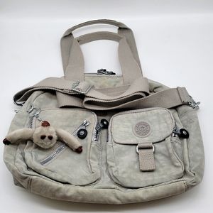 Kipling Defea Shoulder Bag Gray